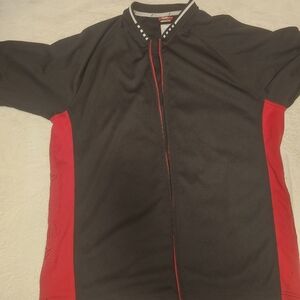 Reebok Black and Red Men's Jersey